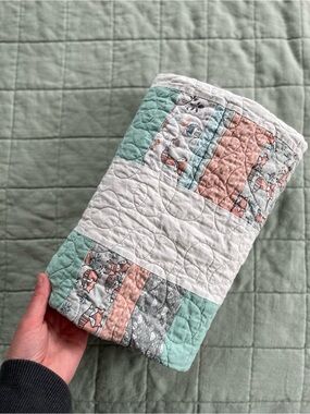 Handmade Baby Quilt - Woodland